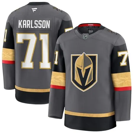 Youth Vegas Golden Knights #71 William Karlsson  Gray Alternate Jersey