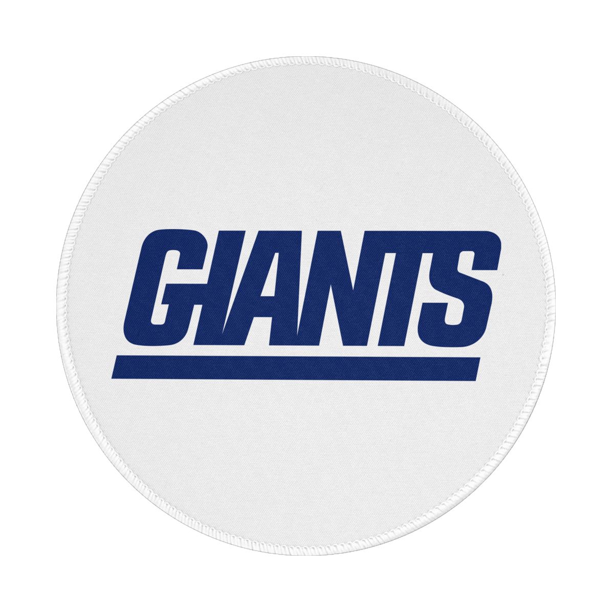 New York Giants Wordmark Round Non-Slip Thick Rubber Modern Gaming Mousepad
