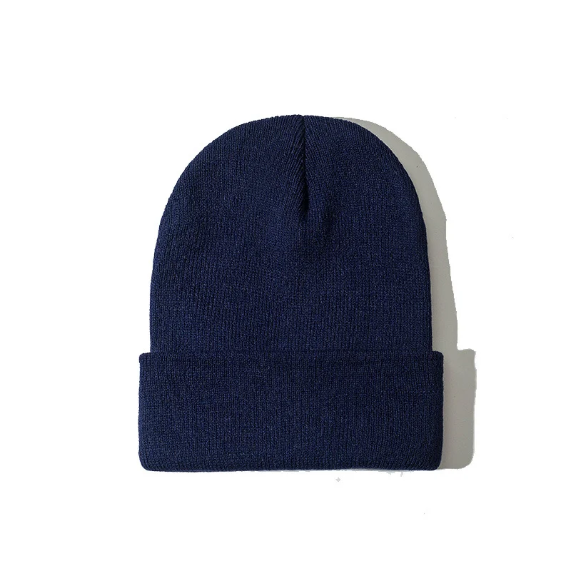 autumn winter Knitted Cap hat women men Beanie Wool Blends Soft Warm knitted hat beanie Men Women Skullies Beanies Cap