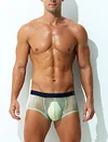 Men's sexy ultra-thin transparent ice silk boxer briefs