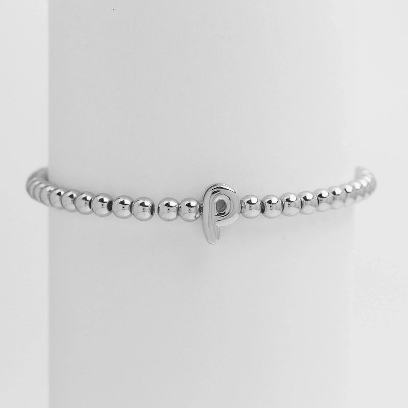 Copper Minimalist Plating Letter Bracelets