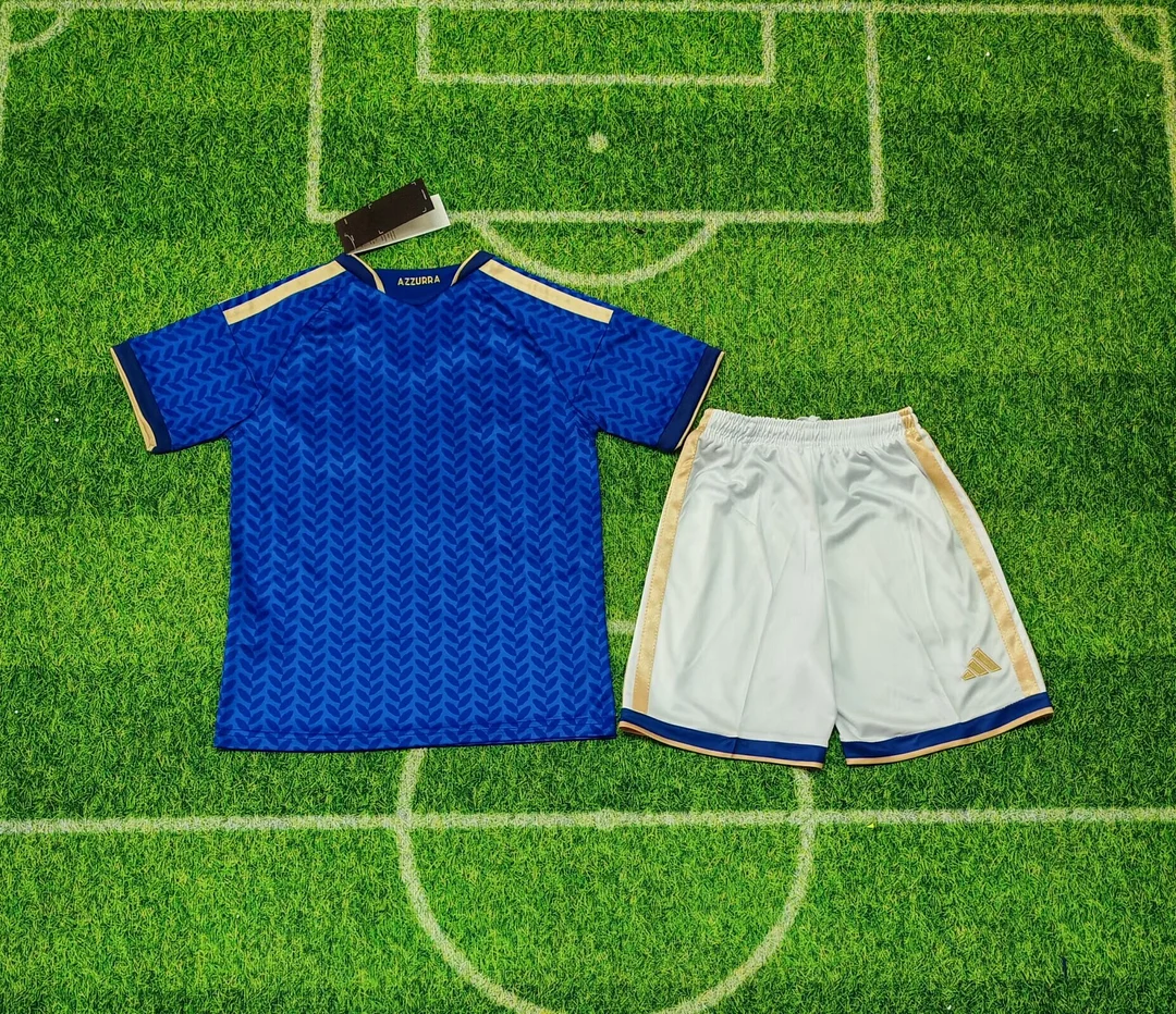 2025 Italy Home Kids Kit Football Jersey Thai Quality