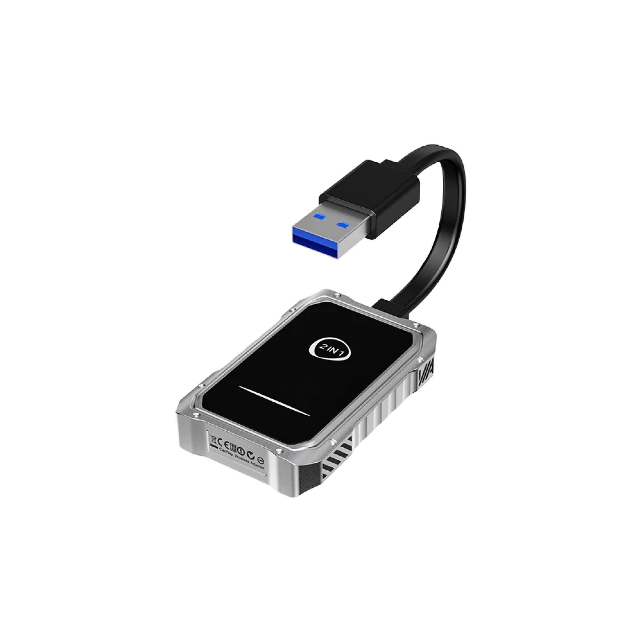 KOASON Apple CarPlay Wireless Adapter Car Play Dongle Bluetooth WiFi Fast Connect Plug and Play for OEM Car with Wired CarPlay