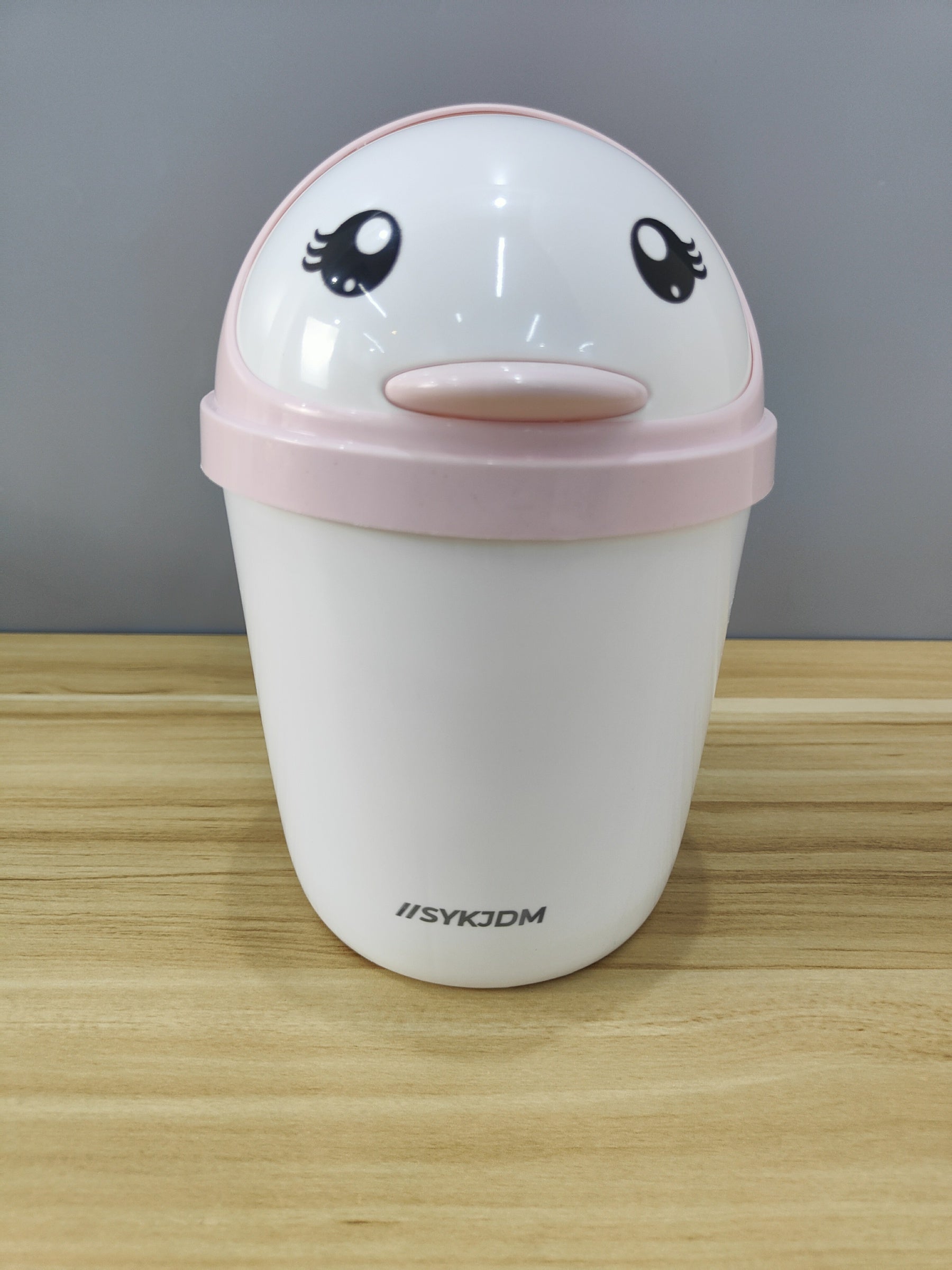 //SYKJDM Garbage Pails, Cute Small Desktop Trash Can for Office Desktop