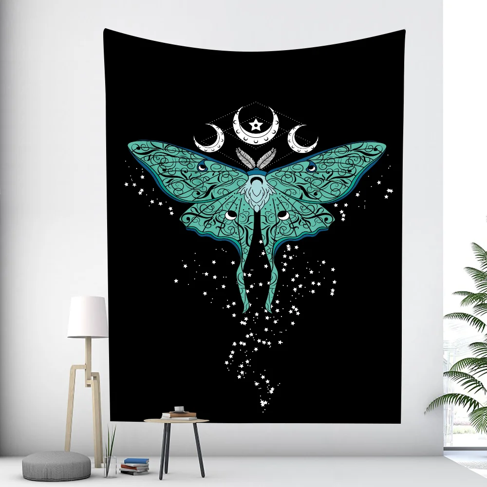 Nigikala woman psychedelic scene mandala home decor art tapestry hippie boho tarot pretty room wall decor