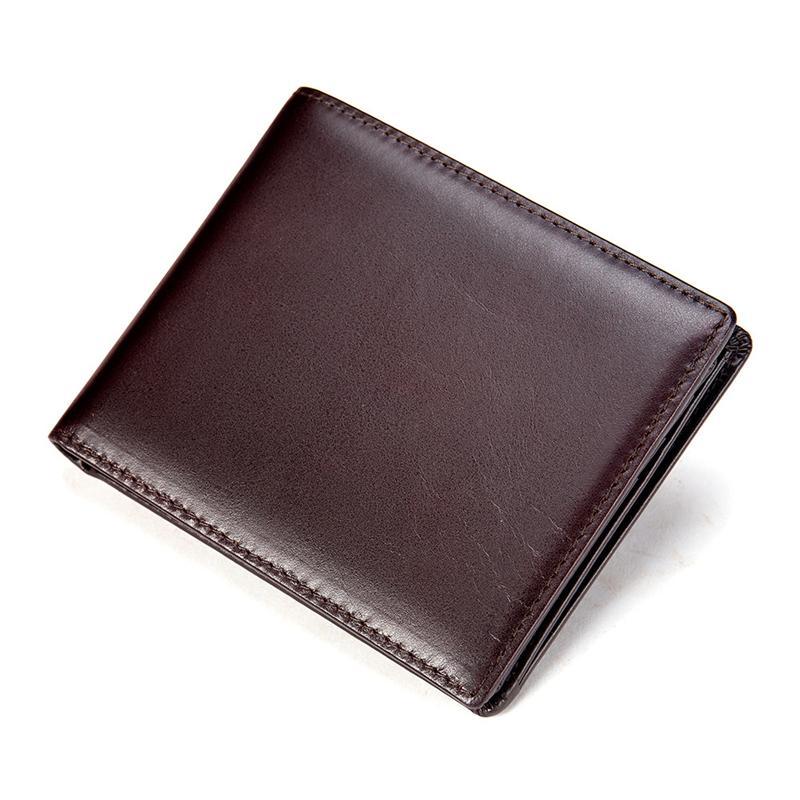 Mens RFID Blocking Anti-Theft Vintage Leather Wallets