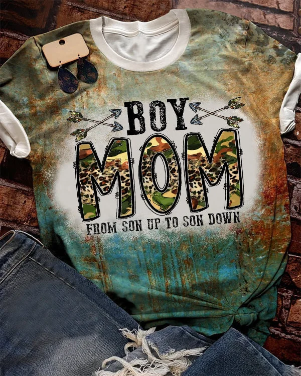 Boy Mom From Son Up To Son Down T-Shirt