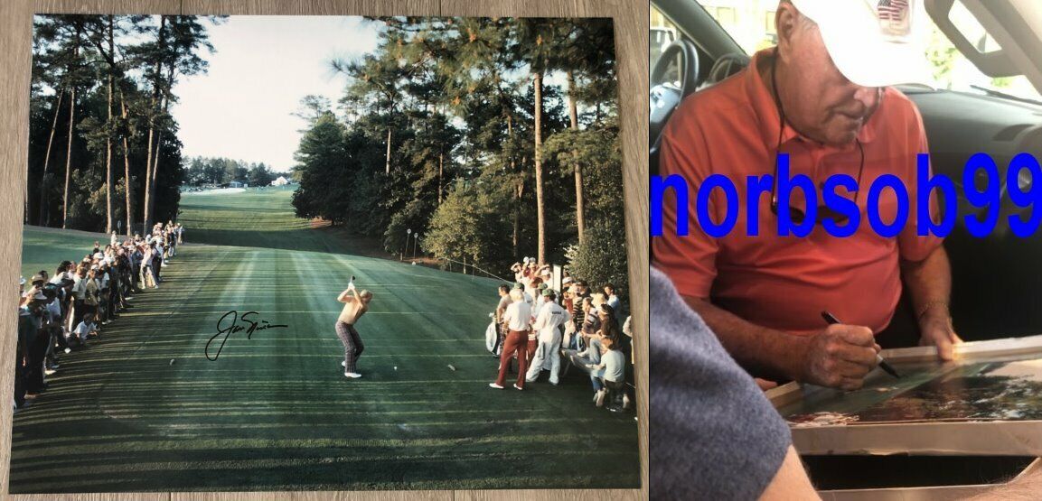 JACK NICKLAUS SIGNED AUTOGRAPH 1986 MASTERS 16x20 Photo Poster painting E w/EXACT PROOF & COA