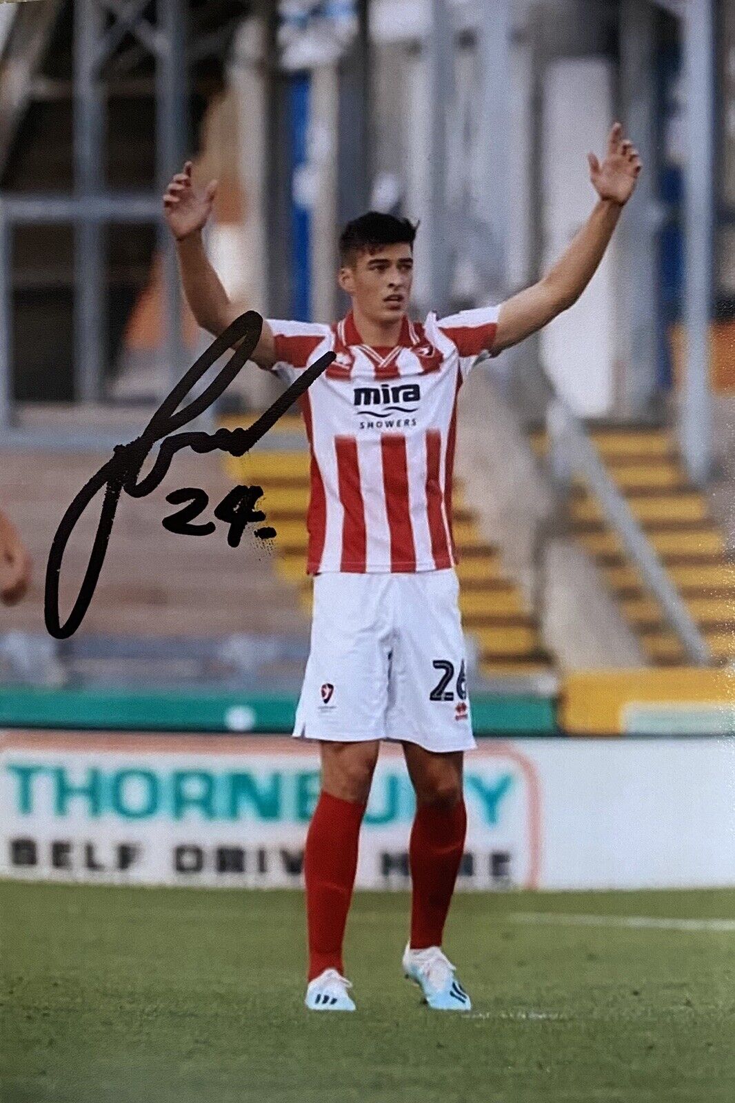 Jacob Greaves Genuine Hand Signed Cheltenham Town 6X4 Photo Poster painting