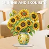 Sunflower Vase Diamond Dot Painting Ornament DIY Double Sided Acrylic