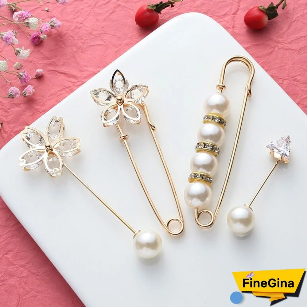 High-end atmospheric trouser waist becomes smaller artifact skirt waist fixed clothes brooch accessories anti-failure pin artifa