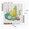 Diamond Painting -DIY Round Drill Cactus
