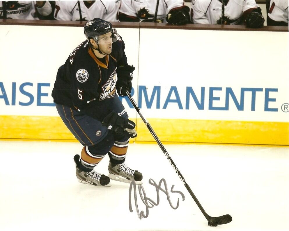 Edmonton Oilers Justin Schultz Signed Autographed 8x10 Photo Poster painting COA L