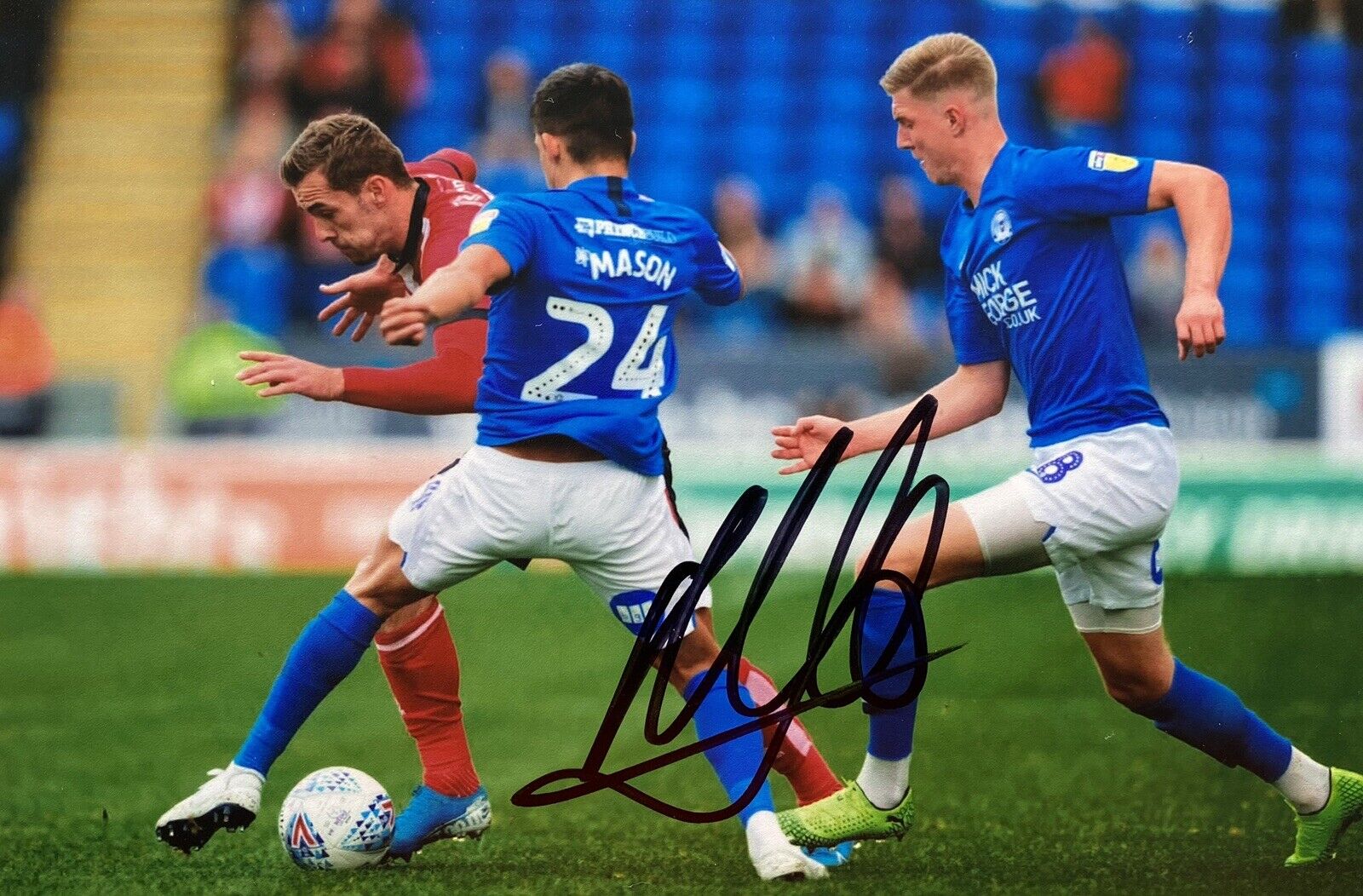 Niall Mason Genuine Hand Signed 6X4 Peterborough United Photo Poster painting 2