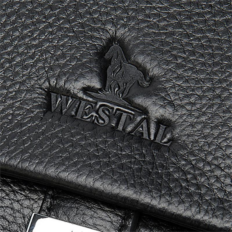 Casual Shoulder Bag Leather Business Simple Flap Type Crossbody Bag