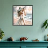 Diamond Painting-DIY Full Round Drill Beach Girl