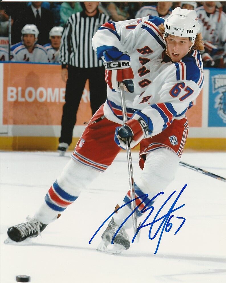 ROOKIE YEAR MARC STAAL SIGNED NEW YORK NY RANGERS 8x10 Photo Poster painting #2 Autograph