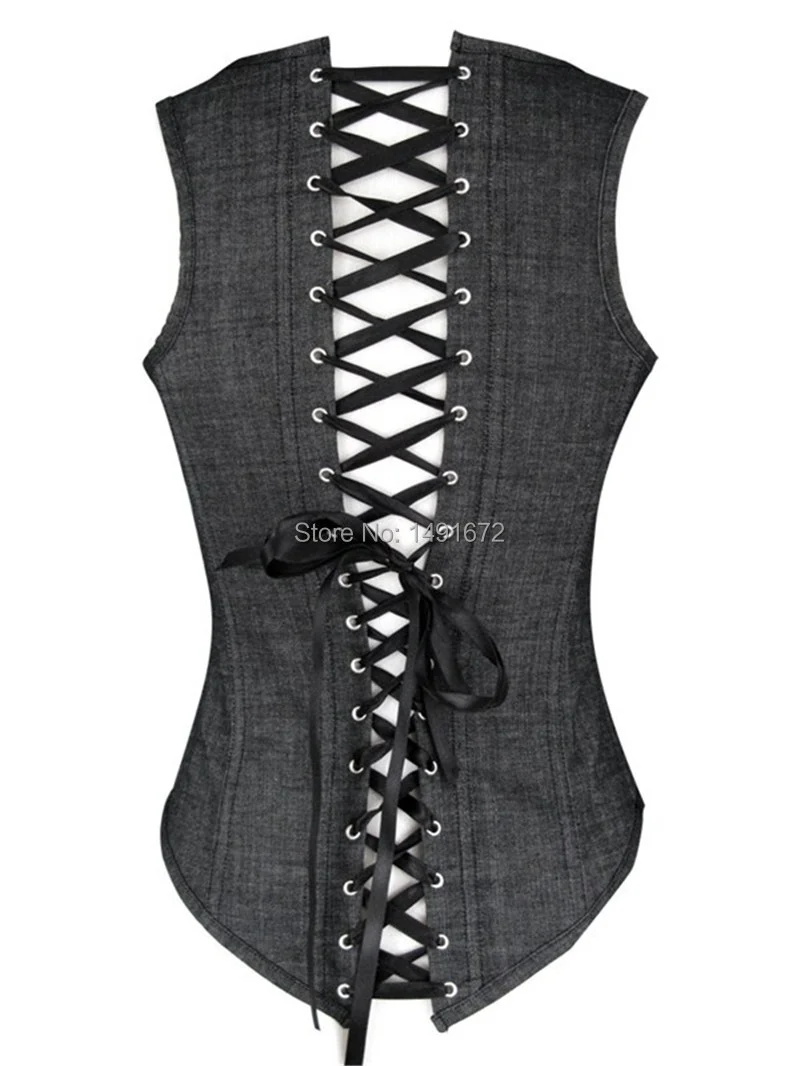 Billionm Sapubonva bustier corset vest top underbust corset straps waist cincher sexy corsets for women party gray clothing costume 6xl