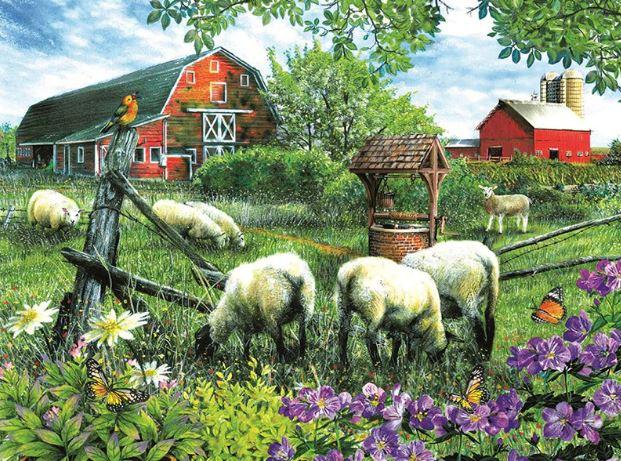 

Farm Sheep – Paint By Numbers - 40*50CM, 501 Original