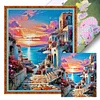 Sea View House-11CT Stamped Cross Stitch 40*50cm/15.75*19.69in