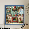 Christmas-11CT Stamped Cross Stitch 50*50cm