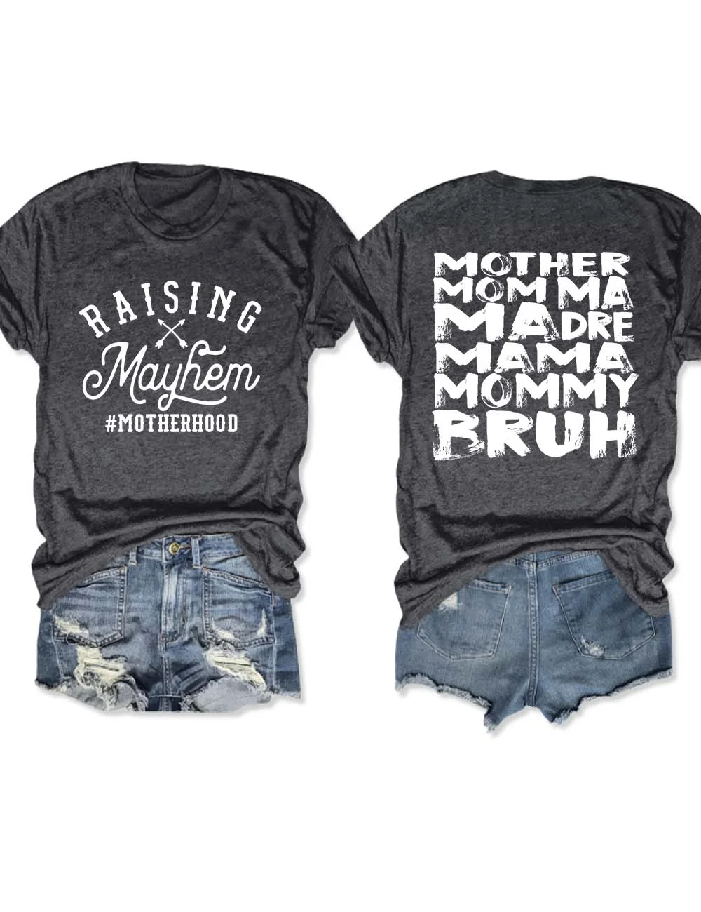 Raising Mayhem Motherhood T-Shirt
