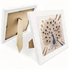 5D DIY Partial Special Shaped Drill Diamond Painting Kit Peacock Decor With Frame Kit 18x18cm