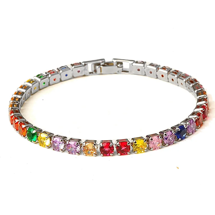 Pulsera de perlas coloridas para mujer pulsera de verano