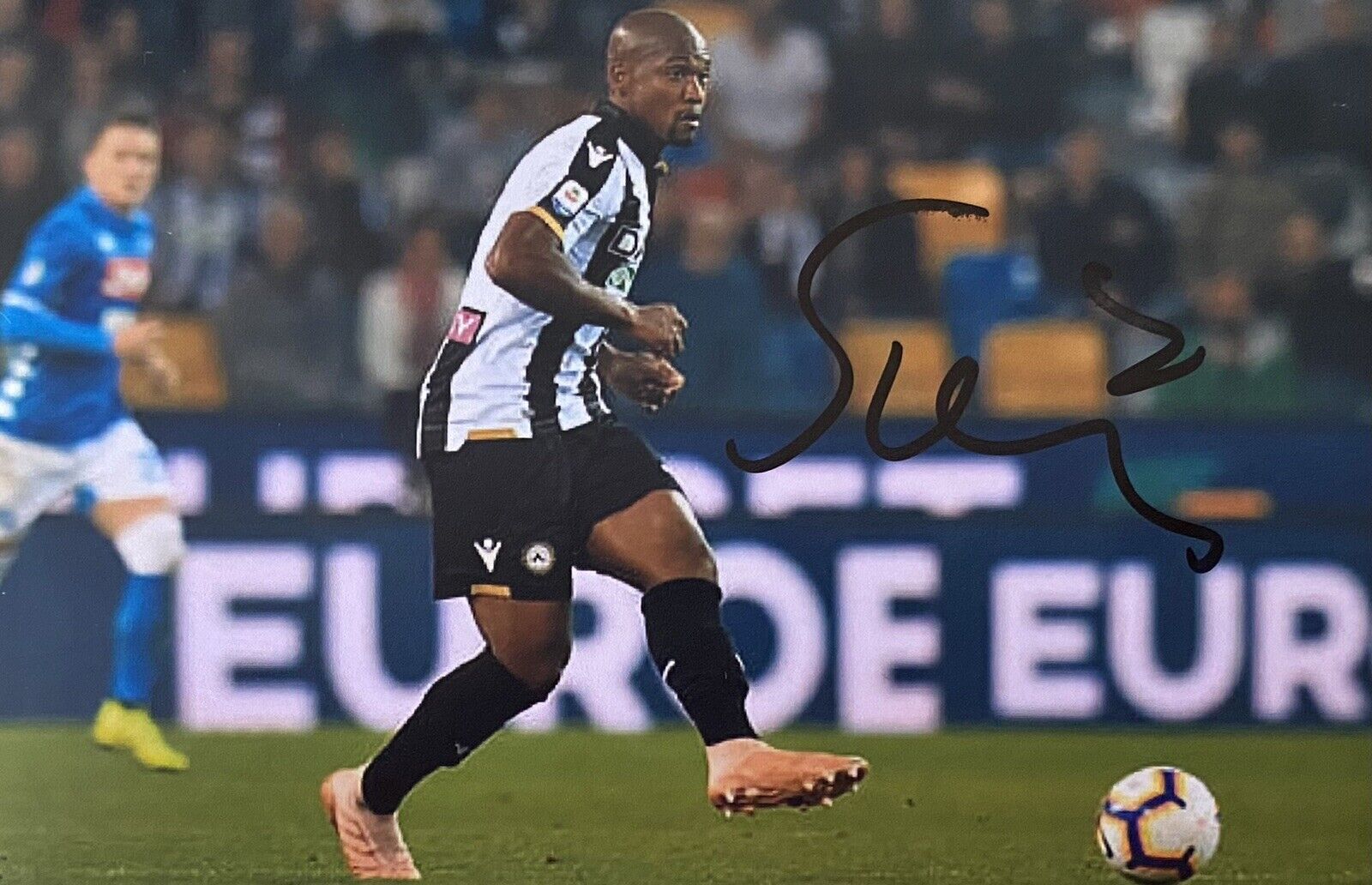 Samir Santos Hand Signed Udinese Calcio 6X4 Photo Poster painting 3