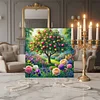 Framed Diamond Painting - Full Round Drill - Apple Tree (25x25cm)