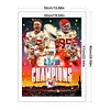 Kansas City Chiefs-11CT Stamped Cross Stitch 50*65cm