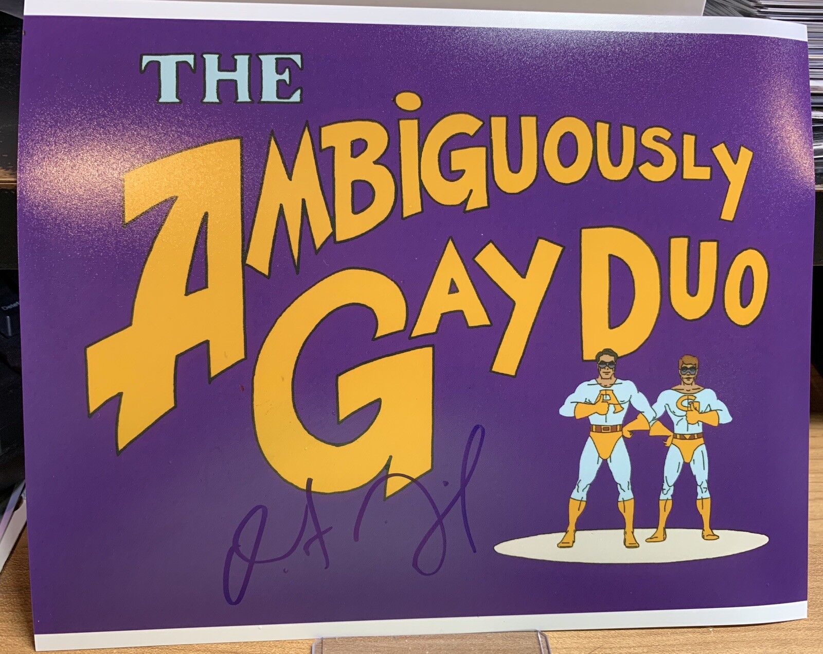 Robert Smigel Signed 8x10 Photo Poster painting COA Autograph SNL Ambiguously Gay Duo D3