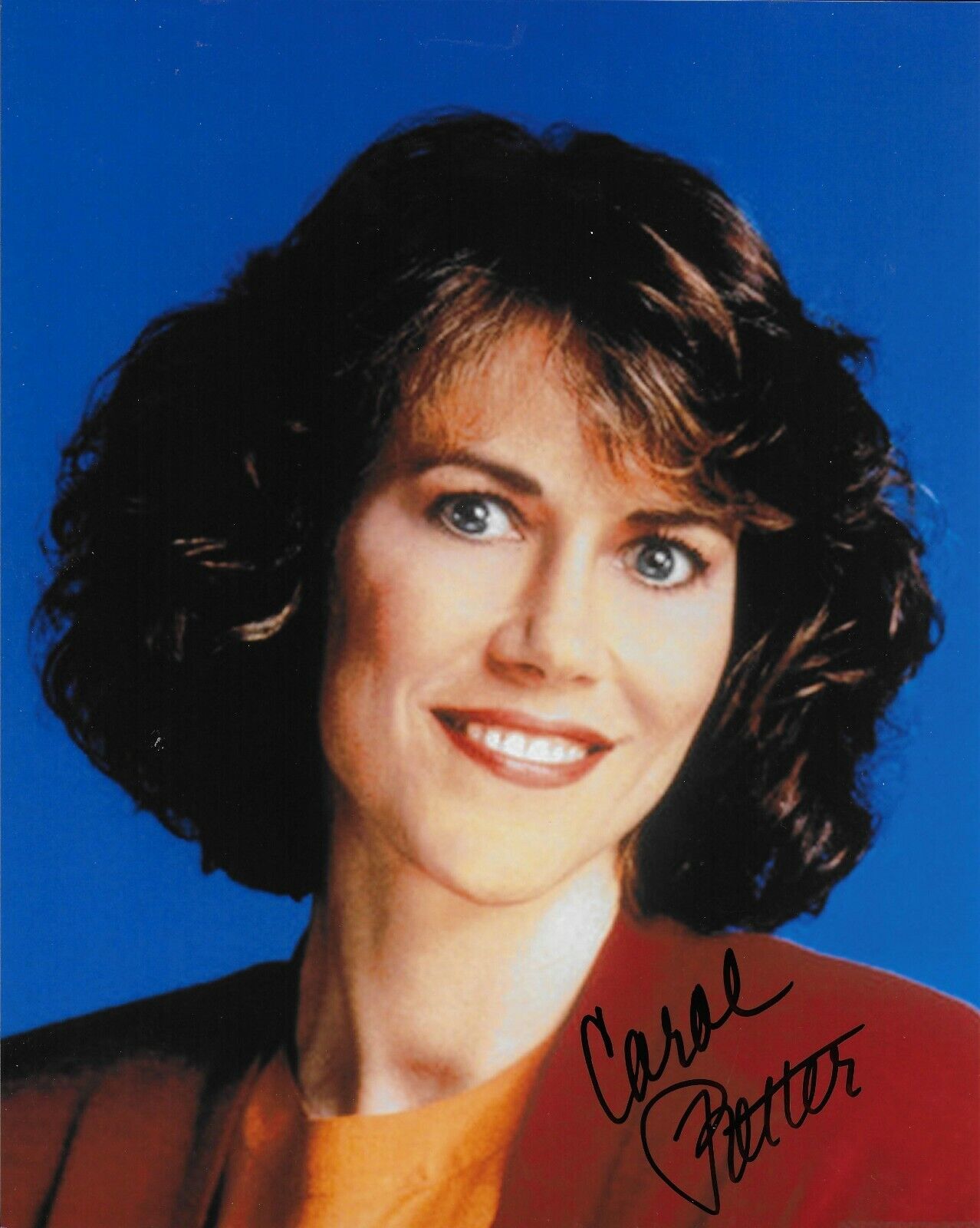 Carol Potter Beverly Hills 90210 Original Autographed 8X10 Photo Poster painting