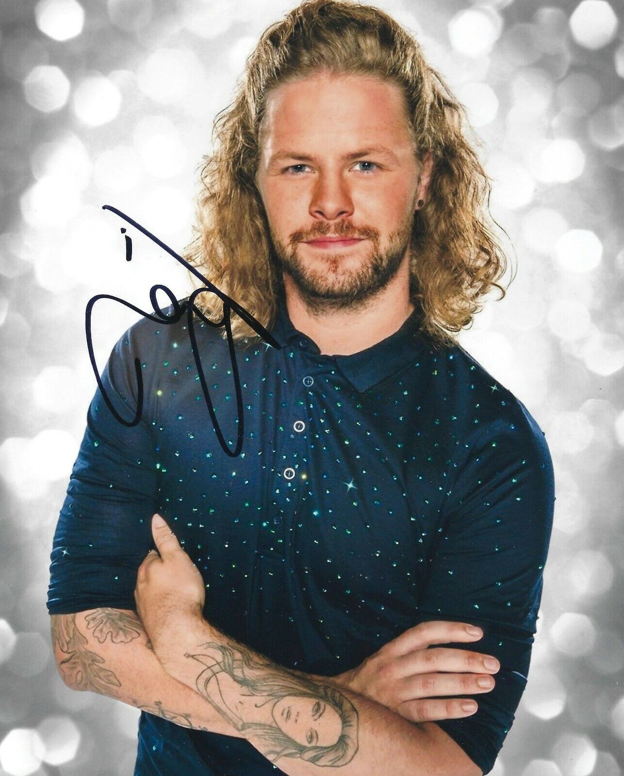 JAY McGUINESS SIGNED 8x10 Photo Poster painting UACC & AFTAL RD AUTOGRAPH THE WANTED