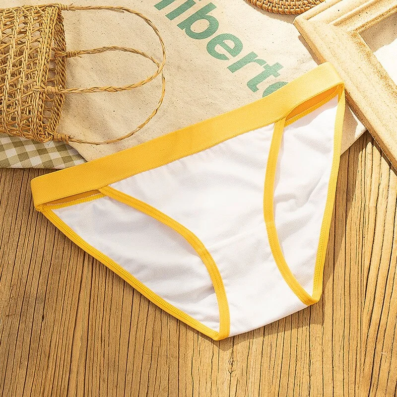 Meet'r Elasticity Lingerie Seamless Sexy Panties Women Cotton Underwear Breathable Briefs Girl Low-Rise Soft Panty Comfortable