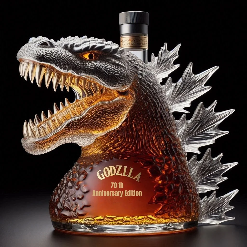 Godzilla Whiskey Bottle Collector's Edition