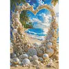 Diamond Painting -DIY Round Drill Heart Seaside Arch