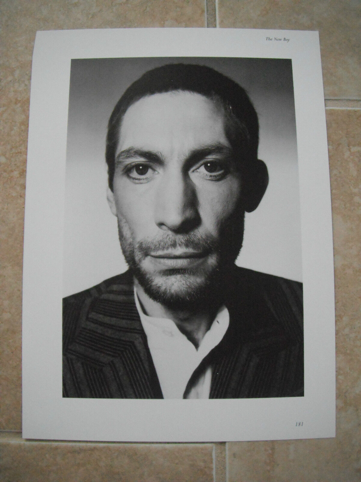 Rolling Stones Charlie Watts Vtg Candid Coffee Table Book Photo Poster painting #6