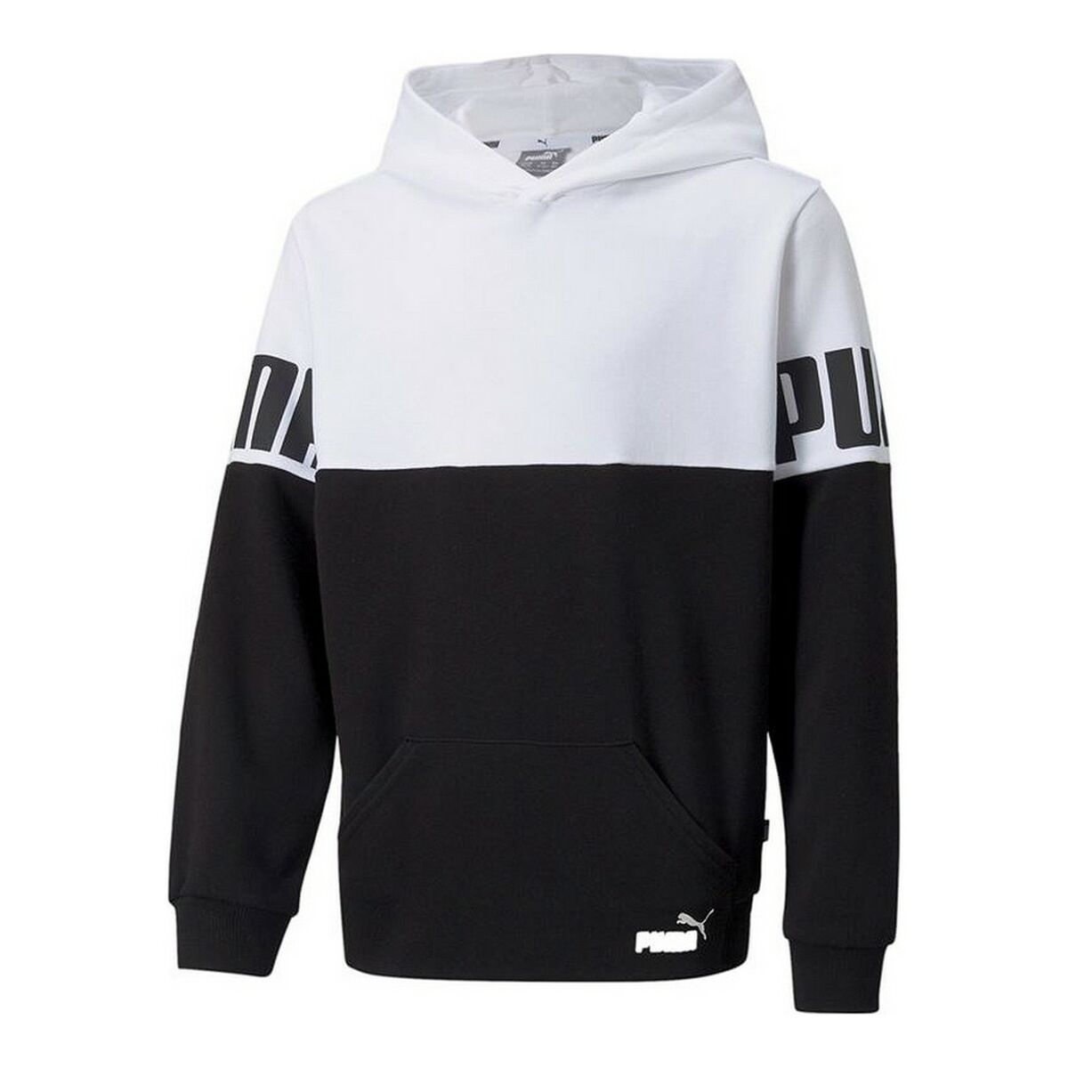 Children&rsquo;s Hoodie Puma Colorblock White