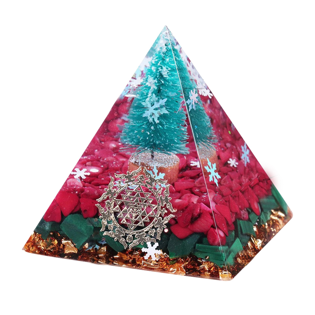 

5cm Natural Orgonite Pyramid Chakra, 501 Original