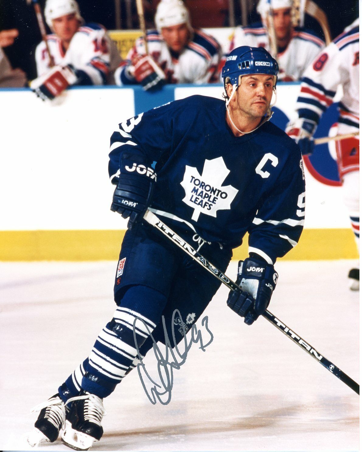 Doug Gilmour Autographed 8x10 Toronto Maple Leafs # S341