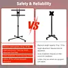 [US Local Warehouse] Near Infrared Light Stand with Wheels 44 Lb Load Capacity Red Light Stand Angle Height Adjustable Lamp Holder Gift Idea for Mom Women Wife Sister Girlfriend