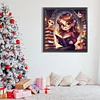 (US Only)5D DIY Full Round Drill Diamond Painting Girl Kit Home Decor Art Craft 50x50cm