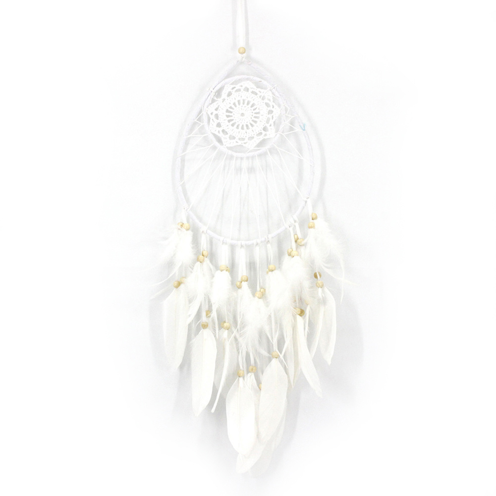 

Dream Catcher Net Water Drop Feather Manual Pendant Home Wall Car Decor, 501 Original