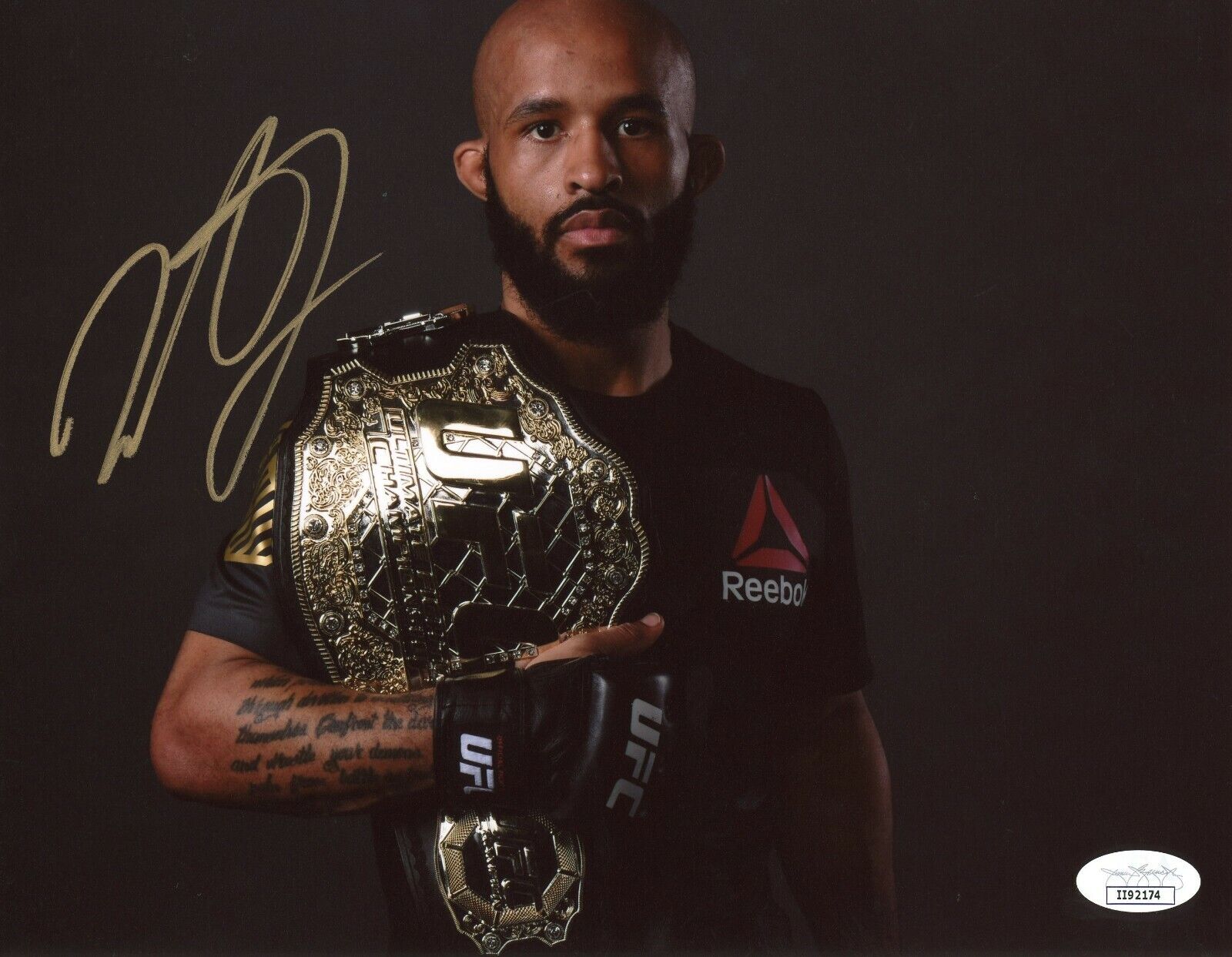 Demetrious Johnson Hand Signed 8x10 Photo Poster painting UFC Fighter JSA COA Autograph #2