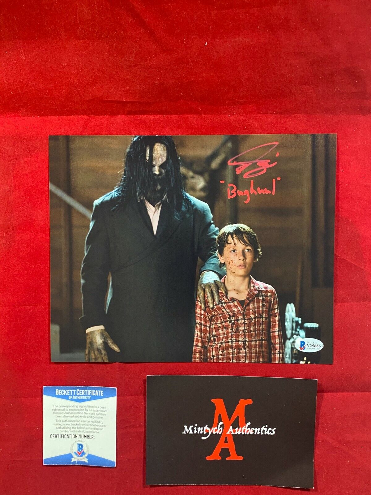 NICK KING BUGHUUL MR. BOOGIE SINISTER AUTOGRAPHED SIGNED 8x10 Photo Poster painting! BECKETT COA