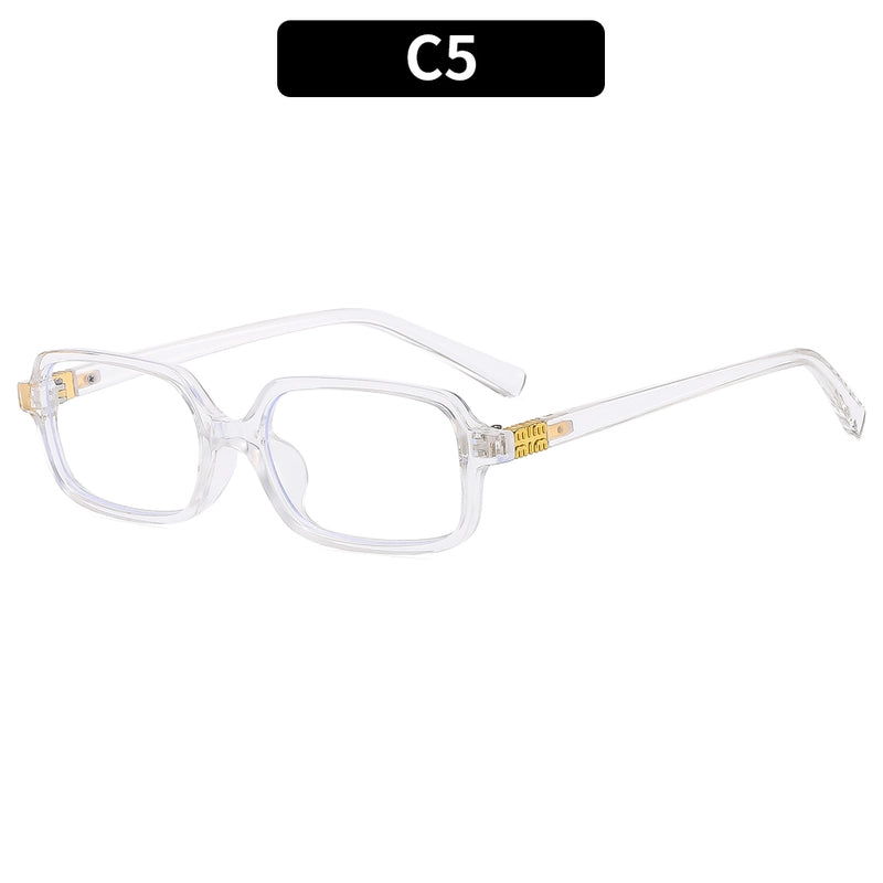 Casual Geometric Pc Square Full Frame Glasses