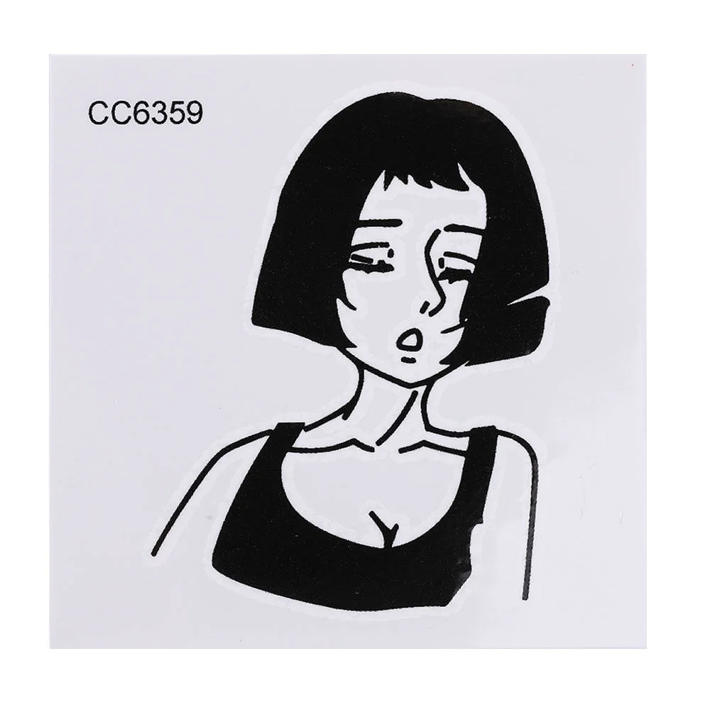 1Pcs Black Cool Girl Flying Bird Disposable Waterproof 3D Tattoo Sticker Women Sexy Wrist Tattoo Body Art Temporary Tattoo Paper