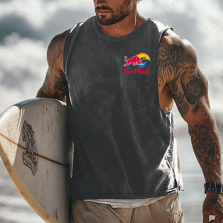 Red Bull Printed Tank Top