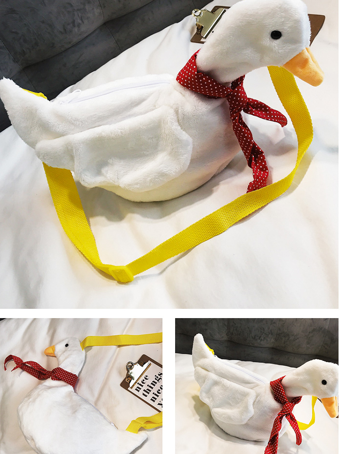 White Goose Crossbody Bag